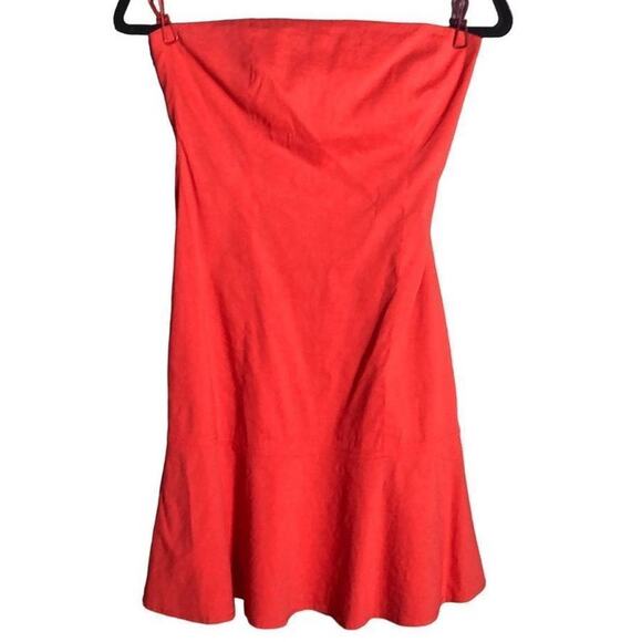 Theory Red Mini Dress - Picture 1 of 16